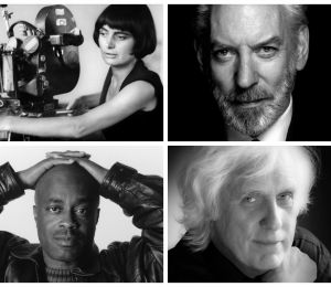 agnes varda, donald sutherland, charles burnett and owen roizman